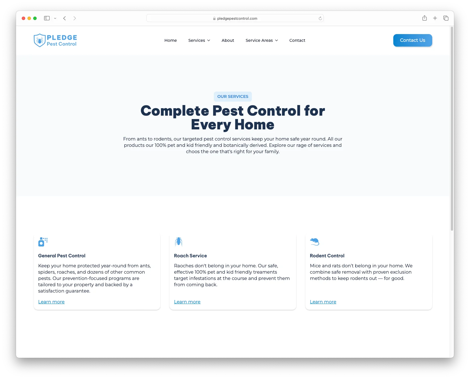 Pledge Pest Control screenshot